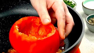 Schneide 3 Tomaten auf und lege sie in eine Pfanne  Geniales One Pot Gericht [upl. by Manley]