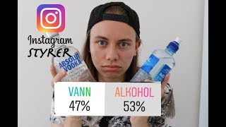 Hva skal jeg drikke hele dagen  Instagram styrer dagen min [upl. by Elin]