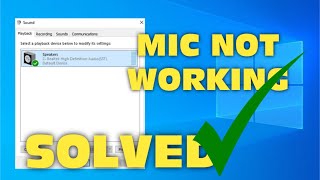 How to Fix Microphone Connected But Not Working on Windows 11 [upl. by Gereron]