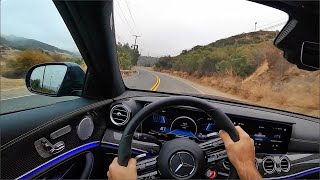 2021 MercedesAMG E63 S 4Matic Sedan POV Canyon Drive 3D AudioASMR [upl. by Avenej419]