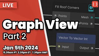 Building A Node Editor Tool In Unity  Graph View  Part Two Live Session [upl. by Valora94]