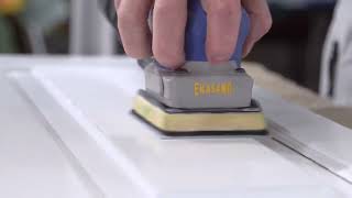 How to sand cabinet doors using the Uneeda 3x4 sanding kit [upl. by Jacklyn]