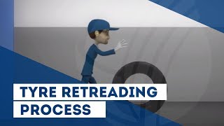 Vipal Rubber  Tyre retreading process [upl. by Griffin]