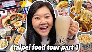 What to Eat in TAIPEI Taiwan Food Tour Part 1 2024 [upl. by Goodyear19]