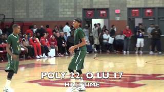 High School Boys Basketball Long Beach Poly vs Orange Lutheran [upl. by Anitsua]