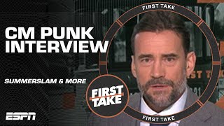 CM Punk on facing Drew McIntyre at SummerSlam amp Top 5 favorite wrestlers of all time  First Take [upl. by Garibald619]