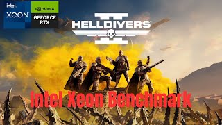 Helldivers 2  Intel Xeon E52650 v4 Benchamrk [upl. by Labotsirc]