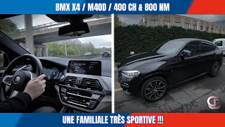 BMW X4 M40d  2022  le test dune familiale très sportive  Stage 1 400 CH sous le capot et 400 NM [upl. by Havener962]