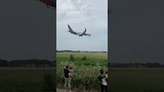 Jet2 Landing At Leeds Bradford Airport LBA leedsbradfordairport [upl. by Nodaj]