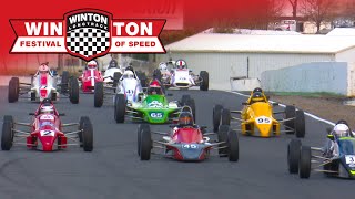 Historic Formula Ford Race 3 Winton Festival Of Speed 2022 Blend Line TV [upl. by Tildi]