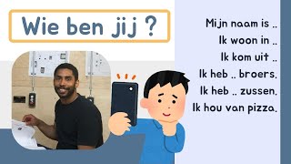 Wie ben ik  Jezelf voorstellen  Intro [upl. by Tichon]