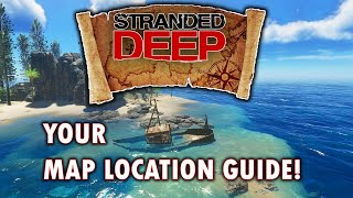 STRANDED DEEP Ps4 MAP GUIDE [upl. by Gilford]