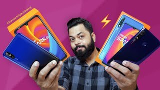 Tecno Spark 4 amp Tecno Spark Go Unboxing amp First Impressions ⚡⚡⚡ Decent Budget Smartphones [upl. by Yssirk]