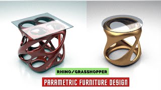 Grasshopper Tutorial  Parametric Furniture Design [upl. by Pani395]