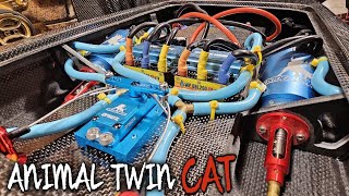 100 mph Out the Box Oxidean Animal Twin Cat Review amp Unboxing 200a Esc 4082 2200kv 6s Fe Rc Boat [upl. by Rashida]