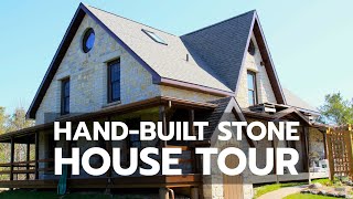 HandBuilt Stone House Tour [upl. by Fons]