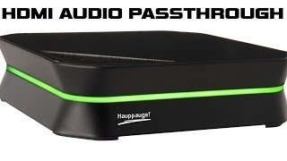 Hauppauge HD PVR 2 Gaming Edition Plus  HDMI Audio Passthrough [upl. by Ithaman133]