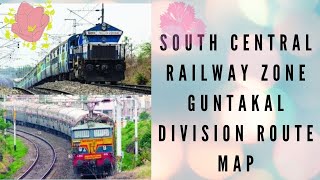 Rammohan South Central Railway Zone Guntakal Division Route Map [upl. by Romelle]