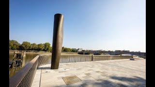 First riverside public space opens at Putney [upl. by Tshombe721]