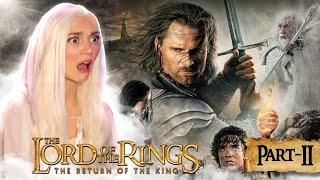 FIRST TIME MEETING HER 😱 First Time Watching LORD OF THE RINGS  RETURN OF THE KING Part 23 [upl. by Naaman417]