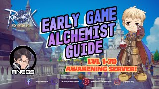 Early Game Alchemist Guide Level 170 Best for New Servers  Ragnarok Origin Global ENG SUBS [upl. by Boyes]