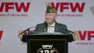 2024 VFW National Commander Al Lipphardts Acceptance Speech [upl. by Nayllij]