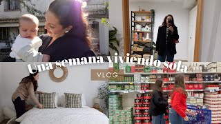 VLOG una semana juntas viviendo sola compra planes trabajo  laliabenchelef [upl. by Anilesor95]