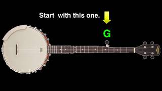 5 String Banjo Tuner How to Tune a 5 String Banjo to Open G [upl. by Herminia456]