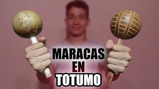 Como hacer Maracas Artesanales con ¡TOTUMO [upl. by Valda]