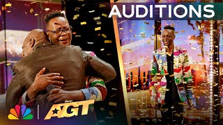 Comedian Learnmore Jonasi Gets The GOLDEN BUZZER From Terry Crews  Auditions  AGT 2024 [upl. by Ayerhs224]