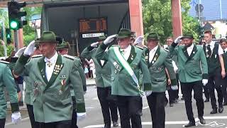 583 Schützenfestparade St Sebastianusschützen Köln Mülheim 2018 [upl. by Winn]