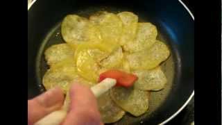 Potato Galette classic French garnish professional cooking recipe [upl. by Anerual]