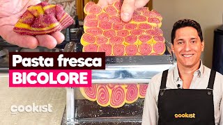 Pasta fresca ripiena bicolore la ricetta per farla in casa senza coloranti [upl. by Cassandre]