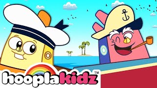 HooplaKidz Kids Song  The Little Sailboat [upl. by Ainat]