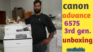 canon adv 6575  generation machine unboxing customer on video call 👍 rohitkimachine canon [upl. by Leta]