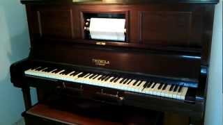 1928 Themola London Pianola  Cowboy Saloon Roll [upl. by Rickie]