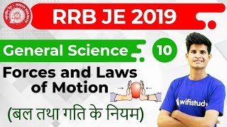 930 AM  RRB JE 2019  GS by Neeraj Sir  Forces and Laws of Motion [upl. by Richel]