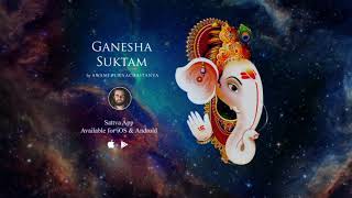 Ganesha Suktam Mantra for removing obstacles and problems [upl. by Furey601]