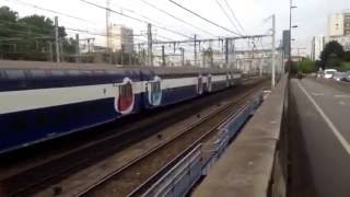 DAPO BB 27300 Transilien N relie ParisMontparnasse à Dreux le 060916 [upl. by Tsyhtema]