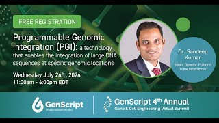 Programmable Genomic Integration a technology that enables the integration of large DNA sequences [upl. by Annovad]