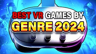 Best VR Games 2024 by Genre All platform Quest 2 Quest 3 PSVR2 PCVR [upl. by Eilla]