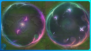 All Reused Animations in Faerie Court Lux Skin COMPARISON [upl. by Welby]