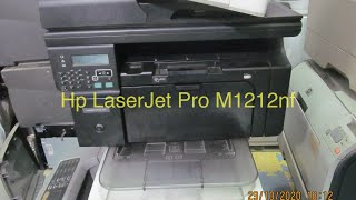 hp laserjet pro m1212nf no data on screen interface reflow [upl. by Shiff]