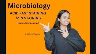 Microbiology ACID FAST STAINING  Z N STAINING  with wonderful mnemonic [upl. by Clothilde]