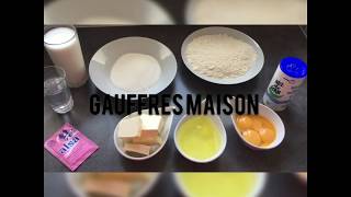 Recettes Gaufres [upl. by Hgiel417]