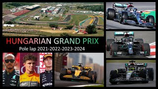 Hungary Grand Prix  Pole lap comparison 2021202220230224 [upl. by Semaj789]