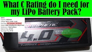 What is the C Rating of a LiPo Battery  RC LiPo Basics [upl. by Aubry]