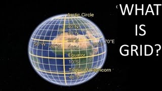 WHAT IS GRID GEOGRAPHY  parallels of latitude longitude [upl. by Geralda108]