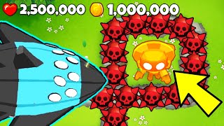 NEW Boss Bloon VS RANDOM PROJECTILES Mod 1000000 INSANE LUCK Bloons TD 6 [upl. by Gillespie]