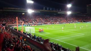 Laatste minuut Nederland Engeland EK vrouwen voetbal 2017 Grolsch veste [upl. by Ueik]